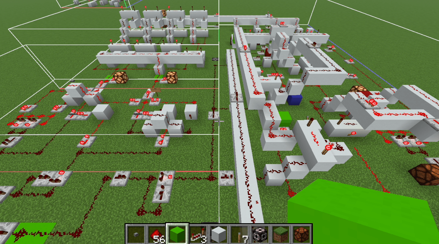 マイクラで最小のCPUを自作した話